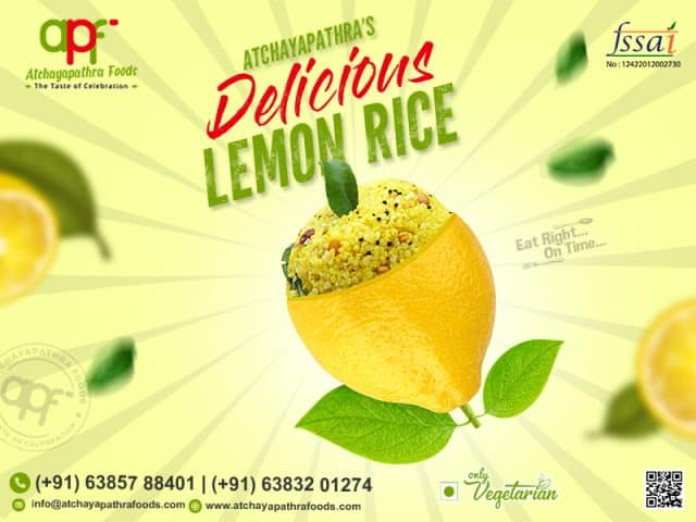 lemon rice online food delivery madurai