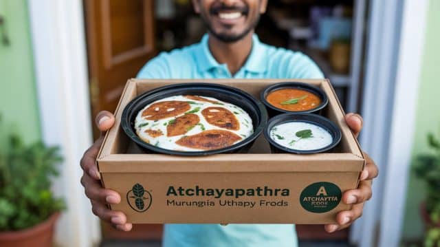 முருங்கைக்கீரை ஊத்தப்பம் – அட்சயபாத்திரா ஃபுட்ஸ் சிறப்பு 5 Food Delivery Service in Madurai
